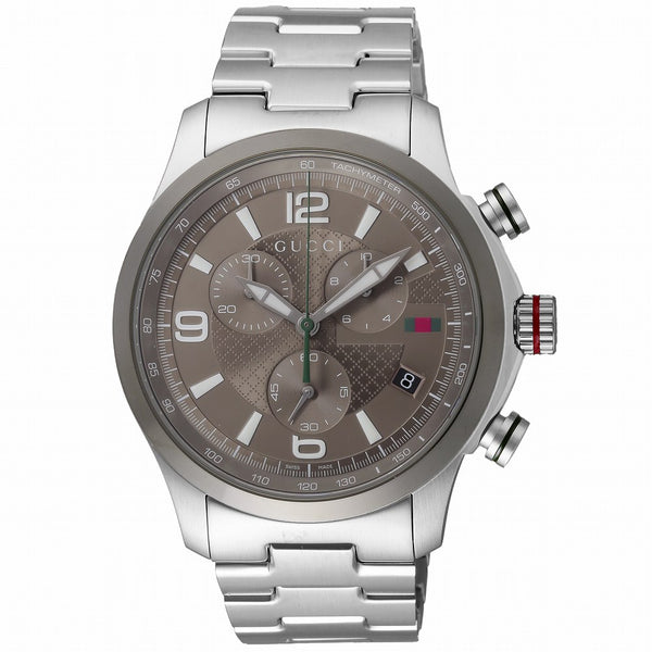 グッチ GUCCI Gタイムレスクロノ YA126289 腕時計 メンズ ブラウン クロノグラフ クオーツ アナログ